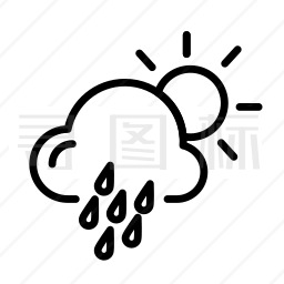 白天下雨图标