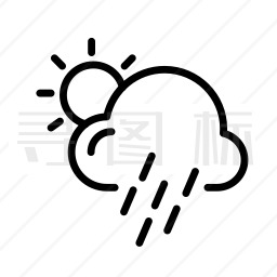 阵雨图标