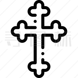 空心十字架符号图片