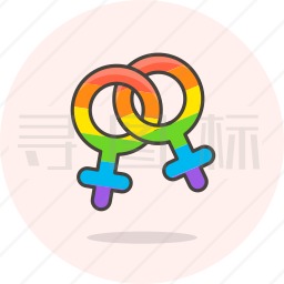 女同性恋图标