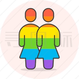 女同性恋图标