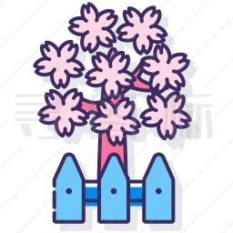 樱花树图标