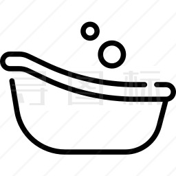 婴儿浴盆图标