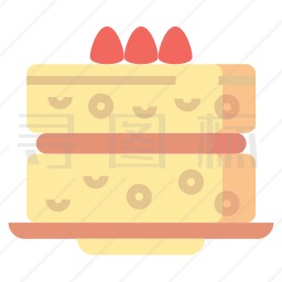 海绵蛋糕图标