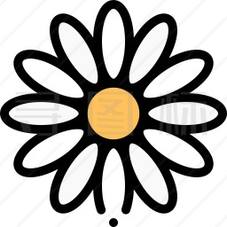 雏菊花的表情符号图片