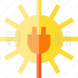 太阳的能量图标