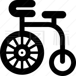 杂技自行车图标