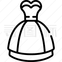 婚纱礼服图标