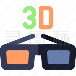 3D眼镜图标