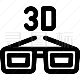 3D眼镜图标