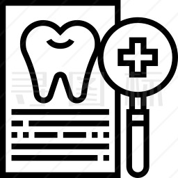 牙科保险图标