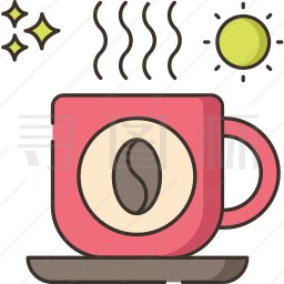早晨的咖啡图标