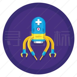 医疗机器人图标