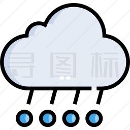 冰雹图标