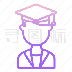 毕业生图标