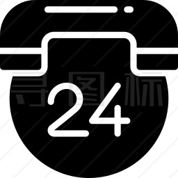 24小时图标