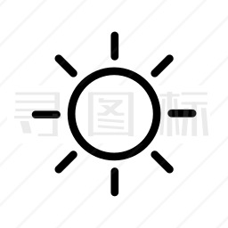 太阳图标