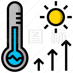 高温图标