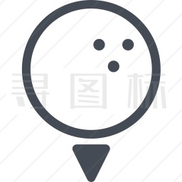 高尔夫球图标