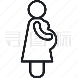 孕妇图标