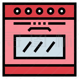 烤箱图标标志图片
