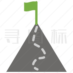 爬山路线图标