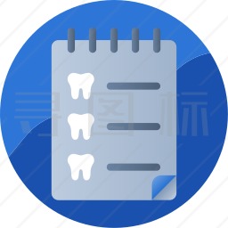 牙科诊断结果图标