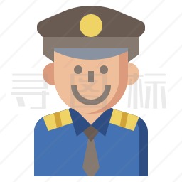 警察头像图标