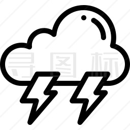 雷雨图标