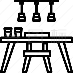 餐桌图标