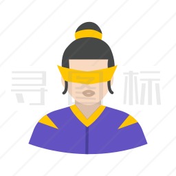 戴着面具的女人图标