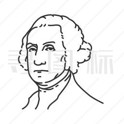 华盛顿总统简笔画图片