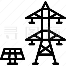 太阳能电池板图标