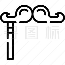 小胡子图标