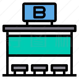 公共汽车站图标