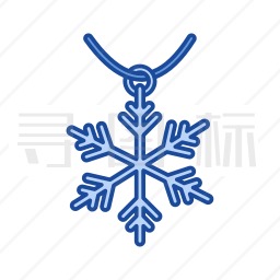 雪花挂坠图标