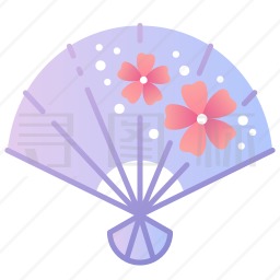 樱花扇子图标