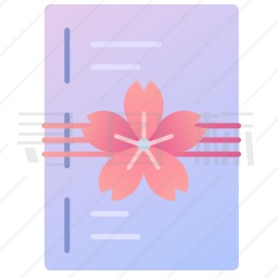 樱花卡片图标