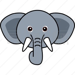 大象头像图标