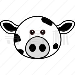 奶牛头像图标