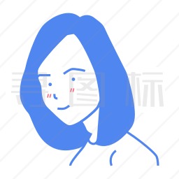 年轻女孩图标