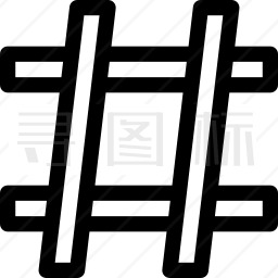 井字标签图标