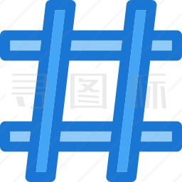 井字标签图标