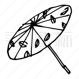 油纸伞图标