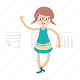 女孩图标