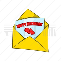 生日邮件图标