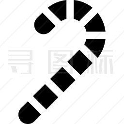 糖果手杖图标