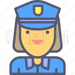 女警察图标