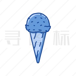 甜筒冰淇淋图标