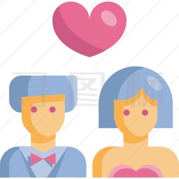 新婚夫妇图标